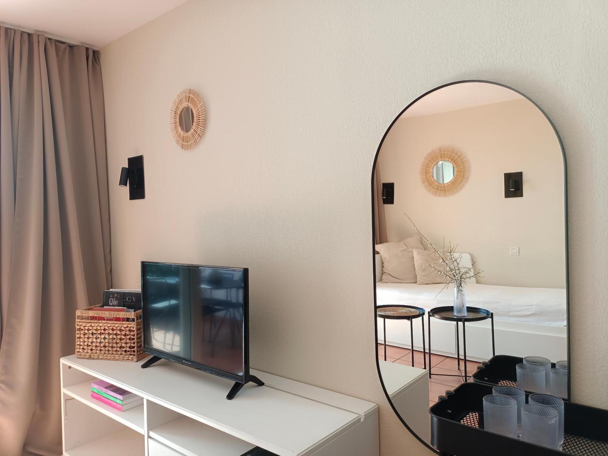 Ferienwohnung T1 Bis Avec Piscine Vue Golf Et Montagnes Arcangues Exterior foto