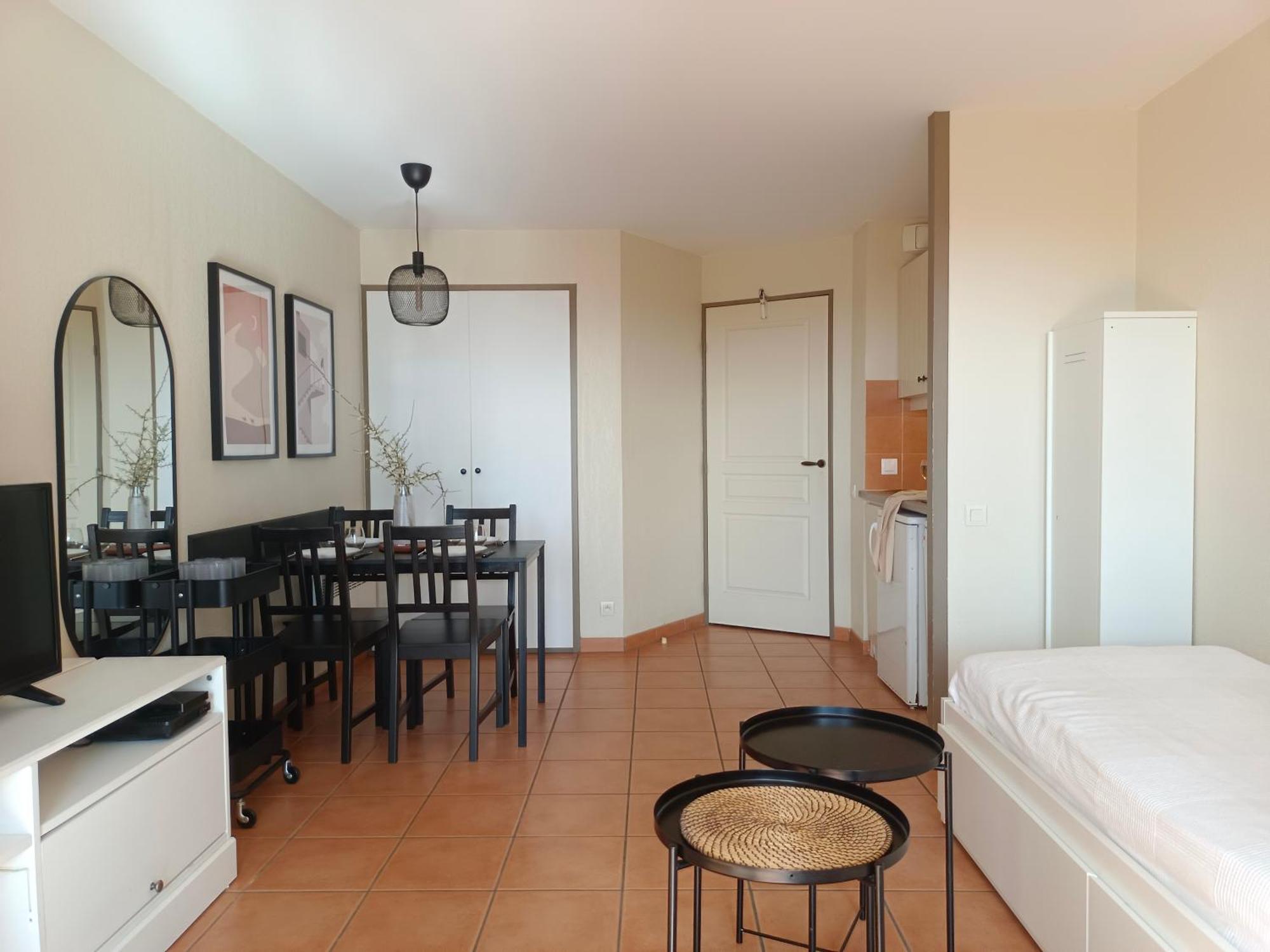 Ferienwohnung T1 Bis Avec Piscine Vue Golf Et Montagnes Arcangues Exterior foto