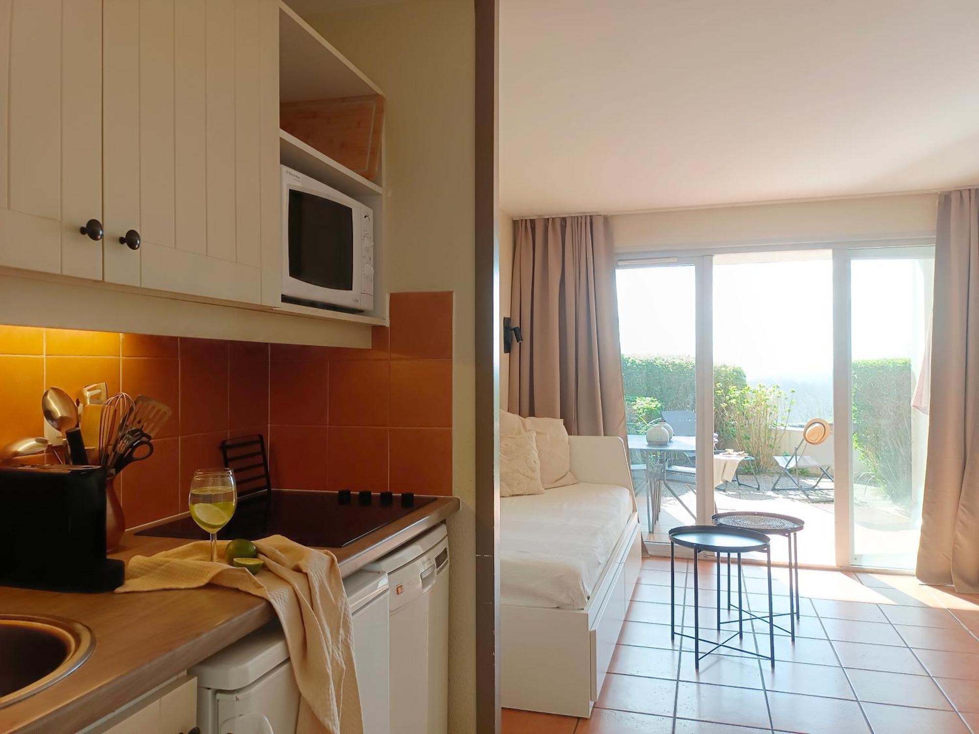 Ferienwohnung T1 Bis Avec Piscine Vue Golf Et Montagnes Arcangues Exterior foto